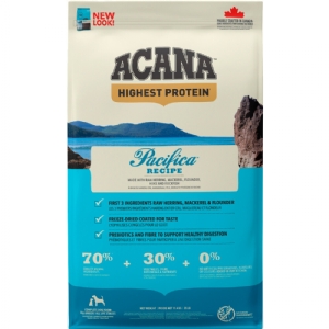 11,4 kg Acana Highest Protein Pacifica Hundefutter mit Makrele