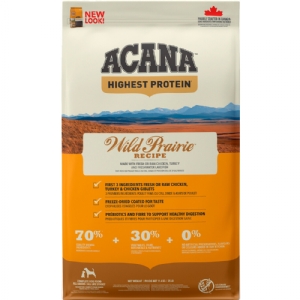 11,4 kg Acana Highest Protein  Wild Prairie Hundefutter mit Huhn und Fisch