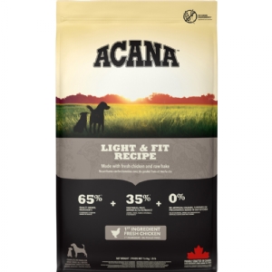11,4 kg Acana Light & Fit Hundefutter mit Huhn und Fisch