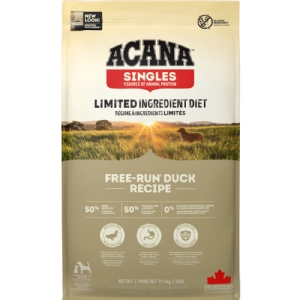 11,4 kg Acana Singles Free-Run Duck Hundefutter mit Ente