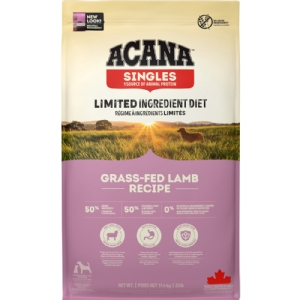 11,4 kg Acana Singles Grass-fed Lamb Hundefutter mit Lam