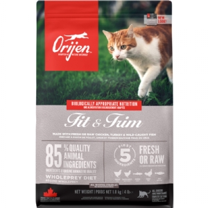 Orijen Fit & Trim Katzenfutter mit Huhn, Pute und Fisch