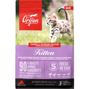 1,8 kg Orijen Kitten Katzenfutter mit Huhn, Pute und Fisch