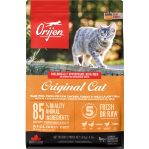 1,8 kg Orijen Original Katzenfutter mit Huhn, Pute und Fisch