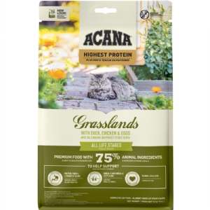 Acana Highest Protein Grasslands Katzenfutter mit Ente und Huhn
