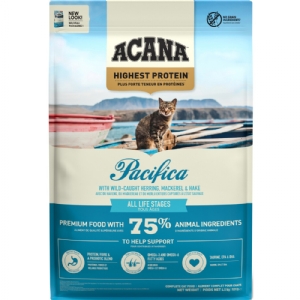 4,5 kg Acana Highest Protein Pacifica Katzenfutter mit Makrele
