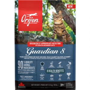 4,5 kg Orijen Guardian 8  Katzenfutter mit Huhn, Lachs und Kaninchen