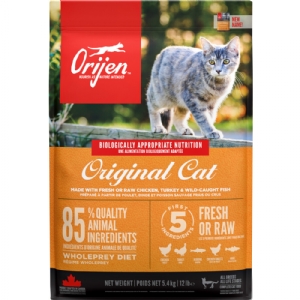 5,4 kg Orijen Original Katzenfutter mit Huhn, Pute und Fisch