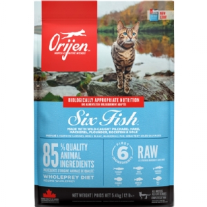 5,4 kg Orijen Six Fish Katzenfutter 