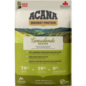6 kg Acana Highest Protein Grasslands Hundefutter mit Lam und Ente