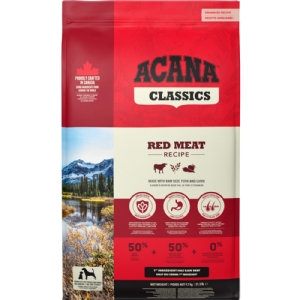 9,7 kg Acana Classics Red Meat Hundefutter mit Lamm und Schweinefleisch