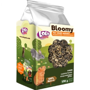 Lolo Bloomy Snack mit Karob für Kaninchen und Nagetiere 170 g