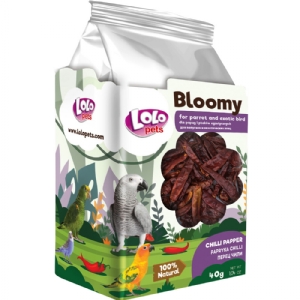 Lolo Bloomy Snack mit Chili-Pfeffer für Papageien und kleine exotische Vögel, 40 gr.