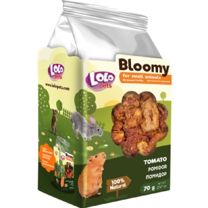 Lolo Bloomy Snack mit getrockneten Tomaten für Kaninchen und Nager 70g