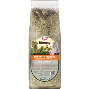 Lolo Bloomy Heu mit Hibiskus für Kaninchen und Nagetiere 800g 