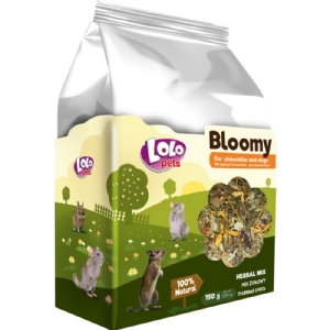 Lolo Bloomy-Mischung für Chinchillas und Degus 150g