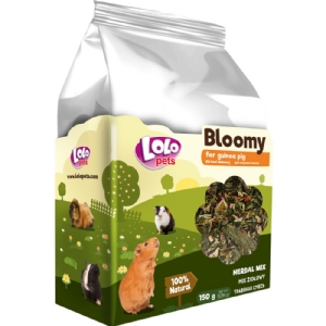 Lolo Bloomy Snack Kräutermischung für Meerschweinchen 150g