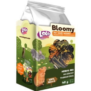 Lolo Bloomy Snack mit Kräutermischung für Kaninchen und Nagetiere 40g