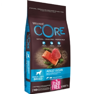 CORE Adult Ocean Medium/Large mit Lachs und Thunfisch 10+2 kg