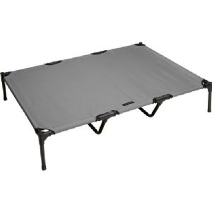 Companion faltbares Campingbett für Hunde 122 x 91 x 23 cm - grau bis 50 kg