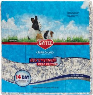 Kaytee Clean & Cozy Extreme Odor Einstreu für Kaninchen und Nagetiere - staubfrei 65 L