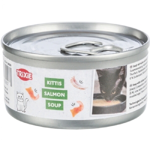 Suppe mit Hühnchen und Lachs 4 × 80 g