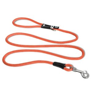 Curli Stretch Comfort Leine M 1,8 Meter - orange für Hunde bis 25 kg