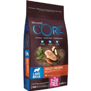 CORE Original Adult Medium Breed mit Truthahn und Huhn 10+2 kg